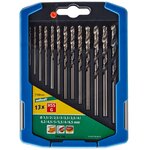 Wolfcraft jeu de forets 13 pièces acier rapide 1 5-6 5 mm 7100000