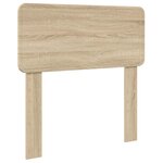 vidaXL Lit de Rangement Chêne Sonoma 75 x 190 cm Bois d'ingénierie