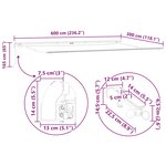 vidaXL Auvent rétractable automatique avec LED anthracite et blanc