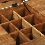 vidaXL Table de toilette 90x50x75 cm Bois massif d'acacia