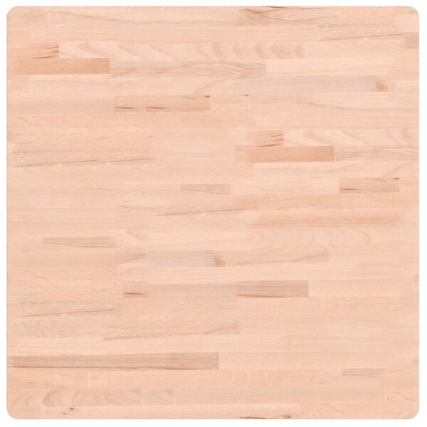 vidaXL Dessus de table 70x70x2 5 cm carré bois massif de hêtre