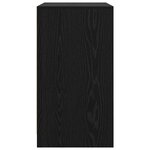 vidaXL Buffet Noir 70 x 41 x 75 cm Bois d'ingénierie
