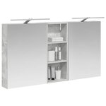 vidaXL Ensemble de Meubles de Salle de Bain 3 Pièces 130 x 14 5 x 70 cm