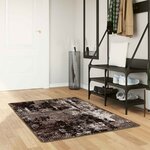 vidaXL Coureur de Tapis MARSA Noir 80 x 100 cm Polyester et PVC