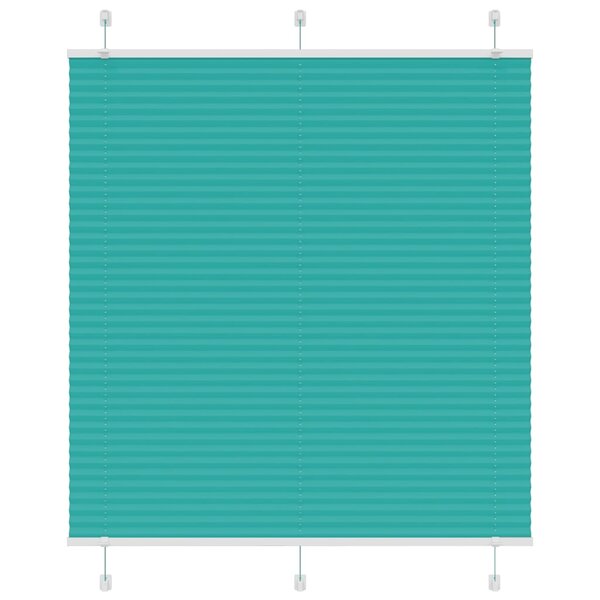 vidaXL Store plissé vert pétrole 115x150cm largeur du tissu 114 4cm