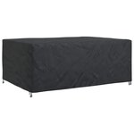 vidaXL Housse pour mobilier d'extérieur Noir 280 x 204 x 106 cm 420D