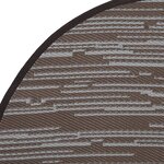 vidaXL Tapis d'extérieur ARAKIL marron Ø200 cm PP