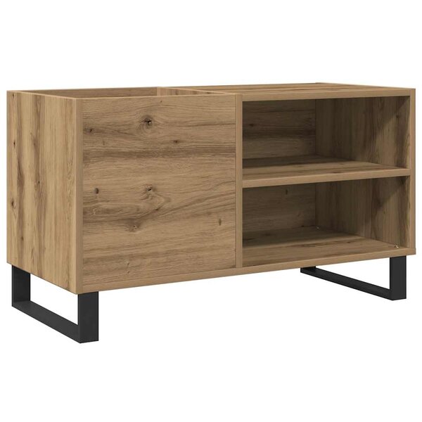 vidaXL Armoire à disques chêne artisanal 84 5x38x48 cm bois ingénierie