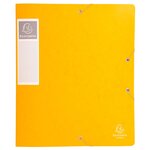 Boite De Classement Cartobox Dos 60mm Carte Lustrée - A4 - Jaune - X 10 - Exacompta