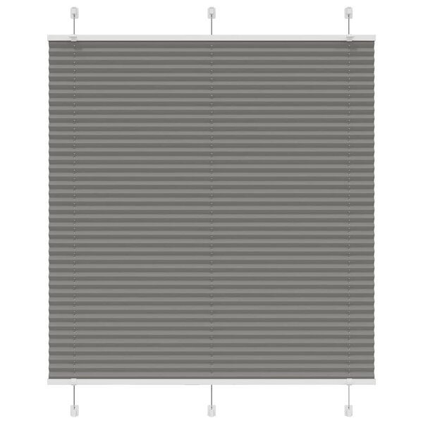 vidaXL Store plissé anthracite 120x150 cm largeur du tissu 119 4 cm
