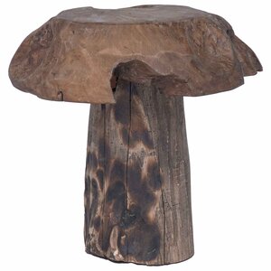 vidaXL Tabouret Naturel 35 x 35 x 35 cm Bois de teck massif