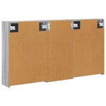 vidaXL Ensemble de Meubles de Salle de Bain 3 Pièces 116 x 16 x 62 5 cm