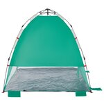 vidaXL Tente de plage 2 personnes libération rapide imperméable