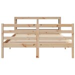 vidaXL Cadre de lit sans matelas 120x200 cm bois de pin massif