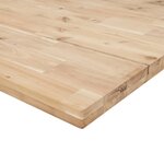 vidaXL Établi 80x60x(73-99 5) cm bois de chêne massif rectangulaire
