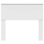 vidaXL Tête de lit Blanc Brillant 100 cm Bois d'ingénierie