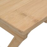 vidaXL Table de cuisine Naturel 40 x 30 x 53 5 cm Bambou