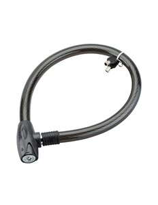 THIRARD - Antivol à clé Scorp  câble acier  vélo  25mmx0.85m  2 clés  noir - THIRARD