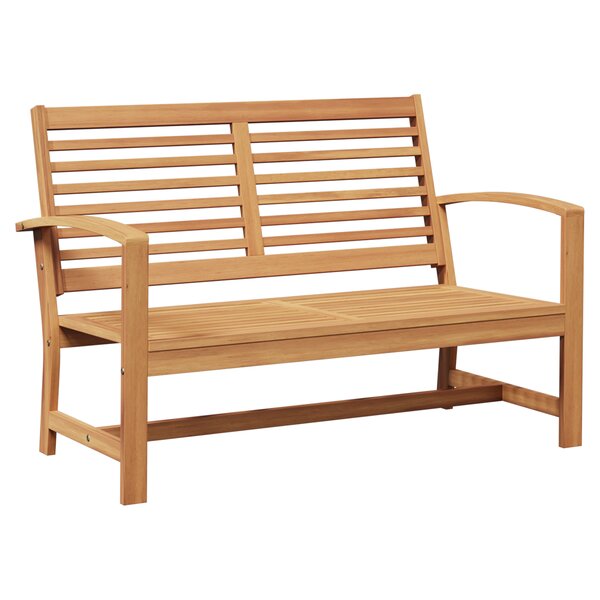 vidaXL Banc de jardin Naturel 110 x 64 x 76.5 cm Bois de teck solide