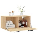 vidaXL Armoire murale chêne sonoma 80x36 5x35 cm bois d'ingénierie
