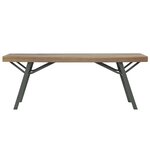 vidaXL Banc de jardin 120 cm Bois d'acacia solide
