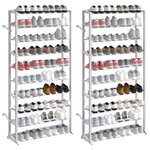 vidaXL Étagère à chaussures 2 Pièces