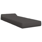 vidaXL Canapé-lit pliable Gris foncé 60 x 70 x 41 cm Tissu