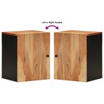vidaXL Armoire de salle de bain murale 38x33x48cm bois massif d'acacia