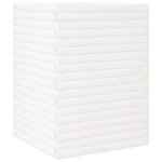 vidaXL Jardinière blanc 50x50x68 5 cm bois de pin massif