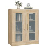vidaXL Armoire murale suspendue Chêne sonoma 69 5x34x90 cm