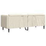 vidaXL Canapé à 3 places lin