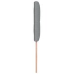 Headboard LED vidaXL capitonné clair avec boutons 80 cm en tissu