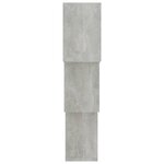 vidaXL Étagères murales cubiques gris béton 68x15x68cm bois ingénierie