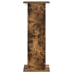 vidaXL Support de Plante Chêne fumé 30 5 x 30 x 80 5 cm
