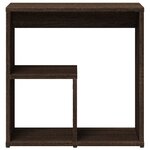 vidaXL Tables d'appoint 2 Pièces chêne marron 50x30x50 cm bois ingénierie