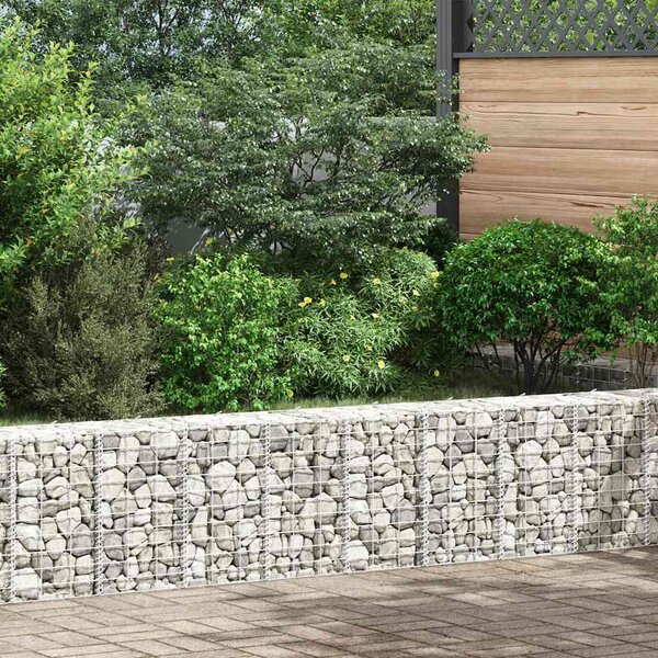 vidaXL Lits surélevés en gabion 3 Pièces 30x30x50 cm Fer