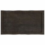 vidaXL Dessus de table bois massif traité bordure assortie