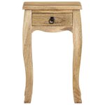vidaXL Table de chevet 28x28x46 cm Bois de manguier massif