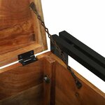 vidaXL Boîte de rangement 40 x 40 x 40 cm Bois d'Acacia Massif