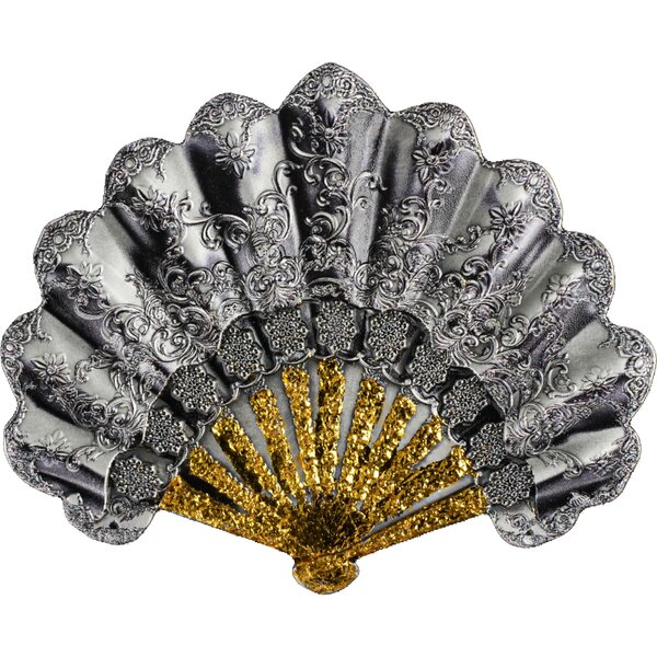 EUROPEAN FAN OF GRACE 2 Once Antique Argent Monnaie 2000 Francs Cameroon 2025