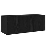 vidaXL Ensemble meuble TV 8 Pièces Chêne noir Bois d'ingénierie