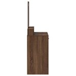 vidaXL Coiffeuse Chêne brun 79 x 41 x 140 cm Bois d'ingénierie