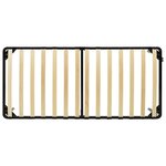 vidaXL Cadre de lit noir métal 100x200 cm