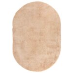 vidaXL Tapis Shaggy à poils longs NAVARRA beige 300x200 cm polyester