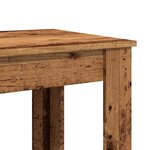 vidaXL Table de bar vieux bois 51x50x103 5 cm bois d'ingénierie