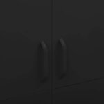 vidaXL Garde-robe Noir 90x50x180 cm Acier
