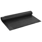 vidaXL Feuille de drainage nervurée Noir 1 x 20 m HDPE