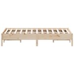 vidaXL Cadre de lit sans matelas 160x200 cm bois massif de pin