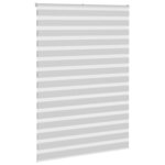 vidaXL Store zèbre gris clair largeur du tissu 155 9 cm polyester