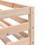 vidaXL Lit mezzanine enfants échelle 90x200 cm bois pin massif